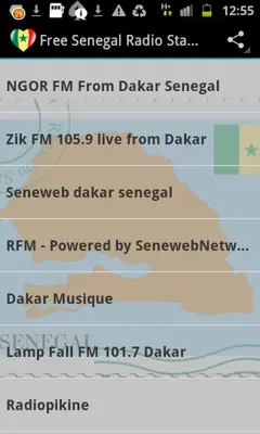 Senegal Radio Stations android App screenshot 3